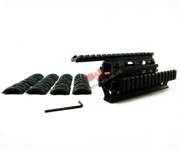 AK 47/74 Universal Tactical Quad Rail System with 12pcs cover